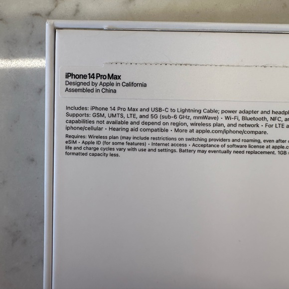 iPhone 14 Pro Max Box - Picture 3 of 4